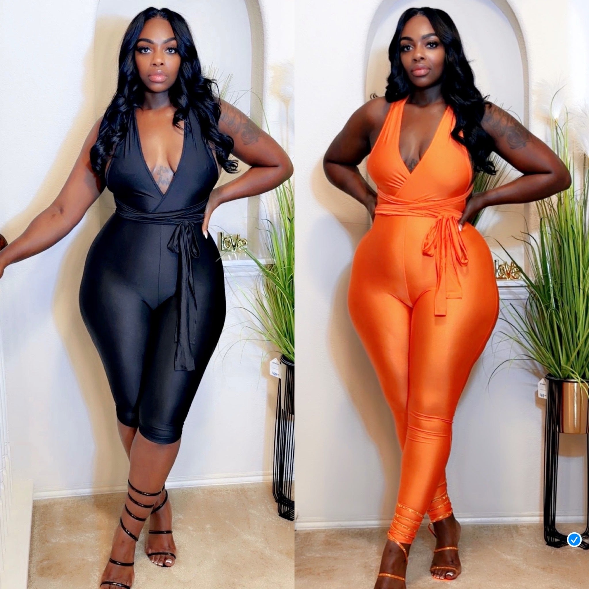 Cocky af capri jumpsuit