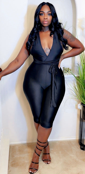 Cocky af capri jumpsuit